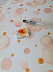 Aquarellov farba- Cadmium Orange